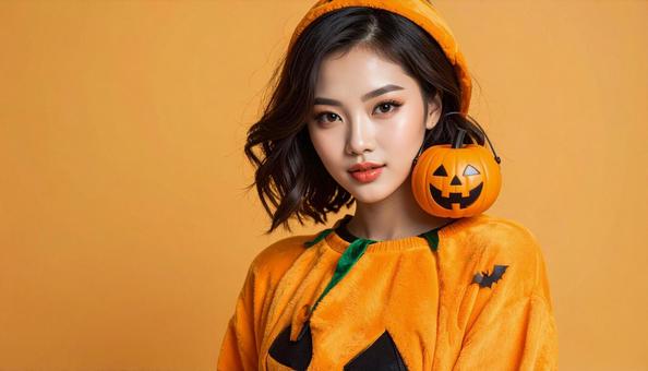 ハロウィンコスプレの写真