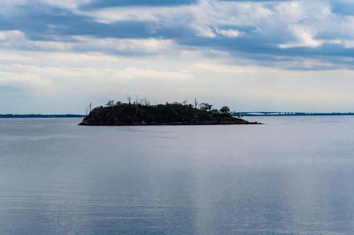 静岡県浜松市 浜名湖　礫島（つぶてじま） 日本,静岡県,浜松市の写真素材