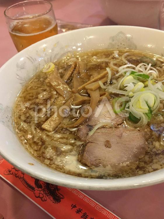 ラーメン　〆のラーメンとビール④ ラーメン,〆の,ヌードルの写真素材