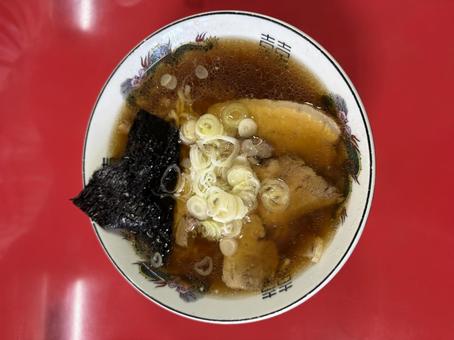 ラーメン ラーメン 醤油ラーメン,メンマ,海苔の写真素材