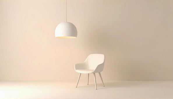 シンプルな椅子の写真