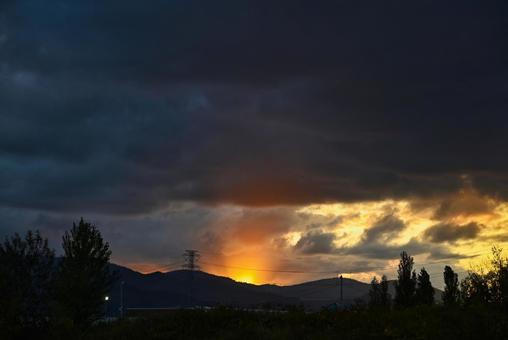 夕焼け 2023/10/11 夕焼け 2023/10/11の写真