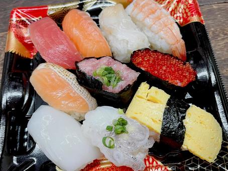 Supermarket packaged sushi (C) 2, JPG