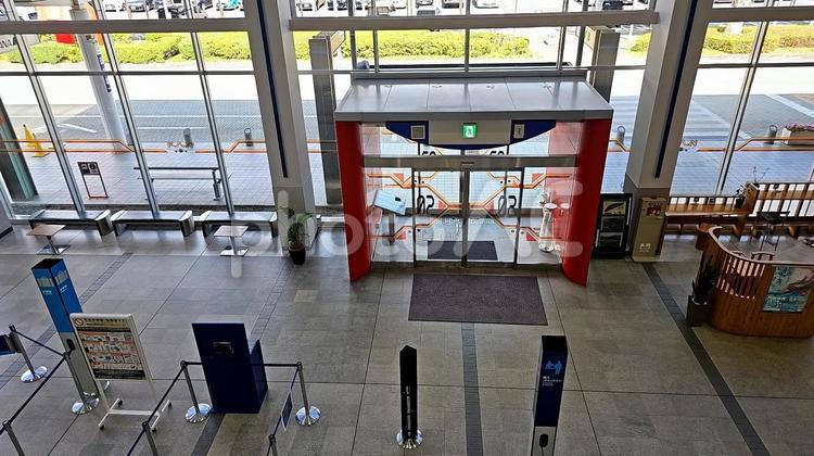 福島空港の風景 福島空港,福島,風景の写真素材