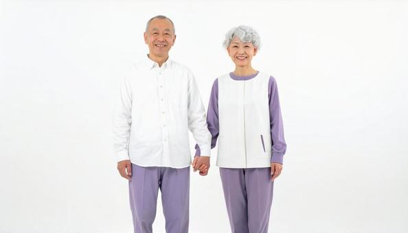 老夫婦 老夫婦の写真