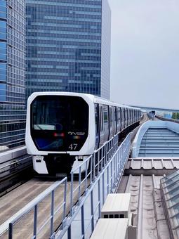 ゆりかもめ ゆりかもめ ゆりかもめ,東京臨海新交通臨海線,車両の写真素材