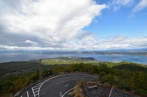 Photo, sakurajima, kagoshima, kanie bay, 