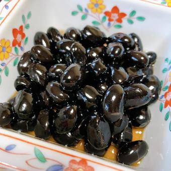 黒豆 黒豆 黒豆,豆,煮物の写真素材