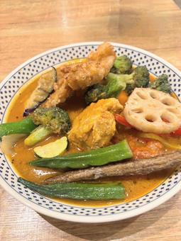 野菜たっぷりカレー 野菜たっぷりカレーの写真