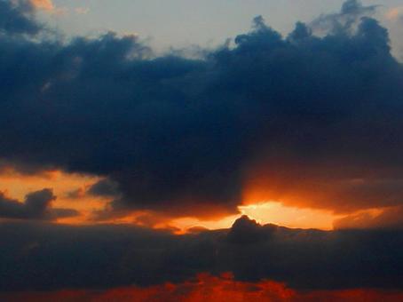 日本の空の写真