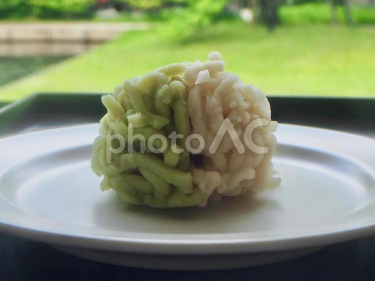 京生菓子 和菓子,京菓子,京生菓子の写真素材
