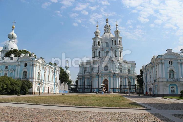 ロシア　サンクトペテルブルク ロシア,サンクトペテルブルク,街並みの写真素材