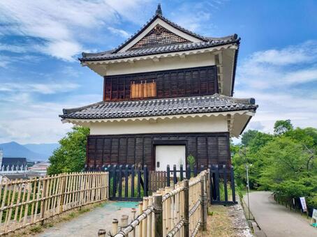 上田城　本丸西櫓 上田城,上田城跡公園,上田城址公園の写真素材