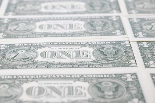 1ドル札 1ドル,1ドル札,フリーメイソンの写真素材