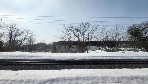 青森県の雪景色 青森県の雪景色の写真