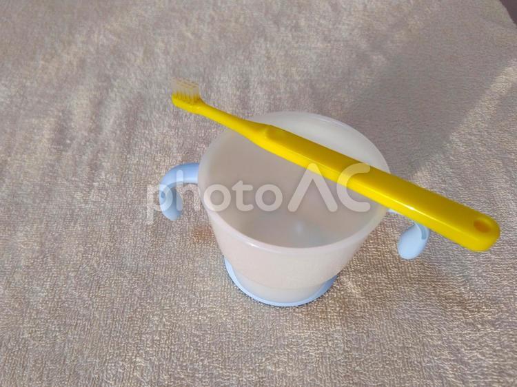 子供の歯磨き1 歯ブラシ,磨く,子供用の写真素材
