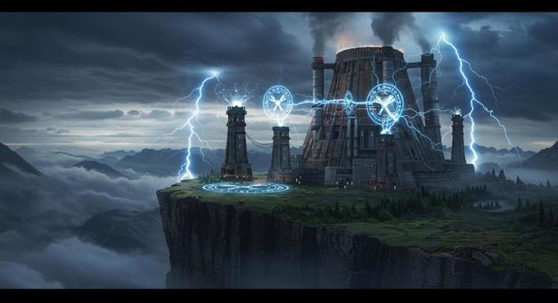 断崖に立つ神秘の原子炉 断崖に立つ神秘の原子炉の写真