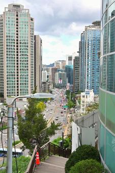 ソウル市街 ソウル市街 ソウル,韓国,市街の写真素材