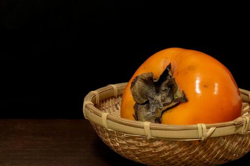 富士柿（愛媛県産） 果物,フルーツ,果実の写真素材