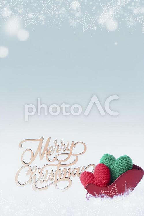 クリスマスのフレーム クリスマス,フレーム,ハートの写真素材