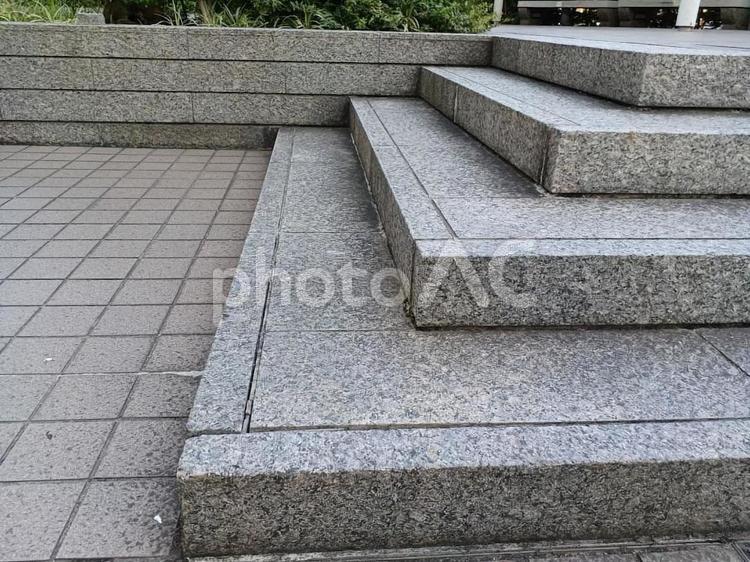 石造りの階段 階段,石造り,タイルの写真素材