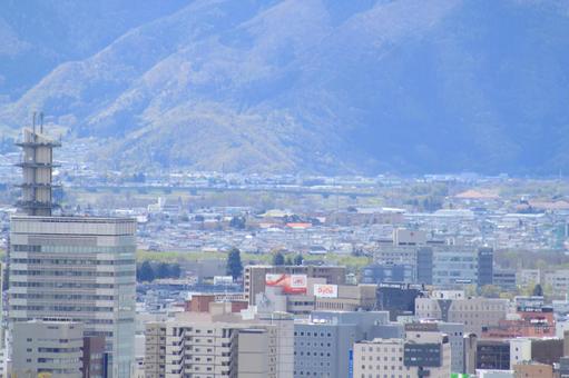 長野市 街並み 長野市 街並みの写真