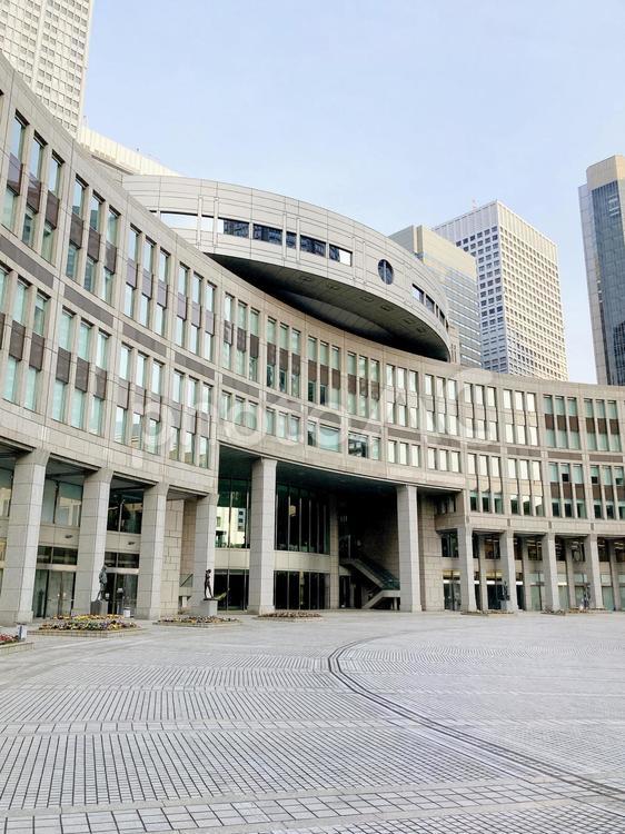 東京風景・都議会議事堂 都議会議事堂,議事堂,会議の写真素材