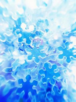 セルロイドの雪青4596 背景,バックグラウンド,冬の写真素材