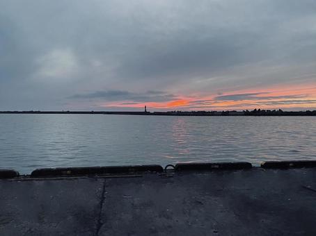 夕焼け　15946の写真