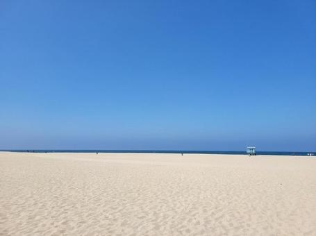 アメリカのビーチ アメリカ,ビーチ,海の写真素材