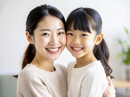 仲良しの親子 AI生成画像 仲良しの親子 AI生成画像 の写真