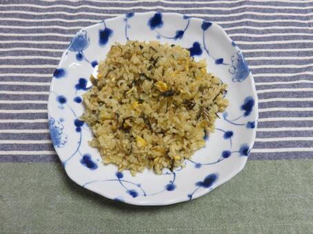 高菜チャーハン チャーハン,高菜,献立の写真素材