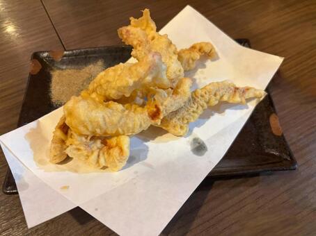 げその天ぷら 居酒屋,居酒屋メニュー,ゲソの写真素材