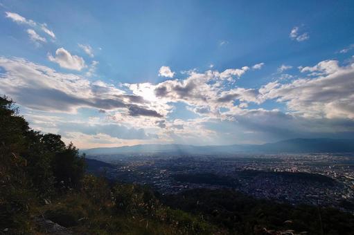 大文字山からの景色の写真