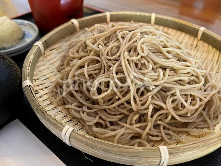 美しい日本食ーもりそば 蕎麦,日本そば,和食の写真素材