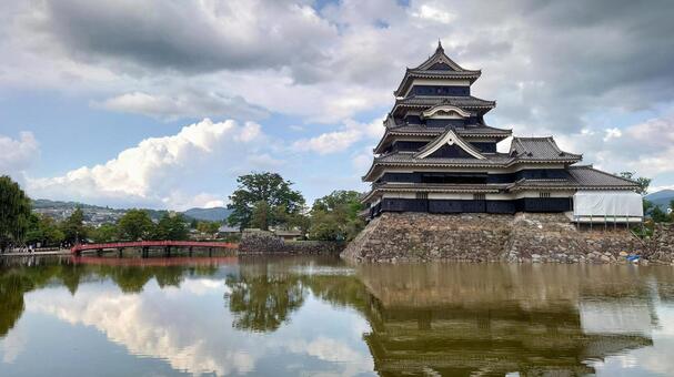 松本城 松本城,国宝,烏城の写真素材