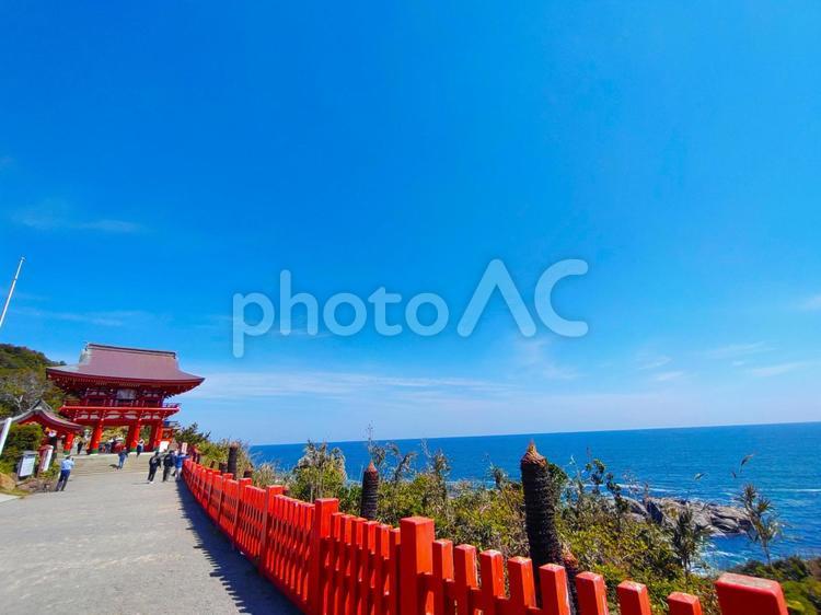 写真素材：宮崎県 鵜戸神宮の参道 鵜戸神宮,楼門,宮崎県の写真素材