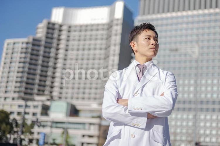 凛々しい医療男性 男性,アジアン,日本人の写真素材