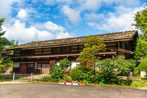 飛騨地方の古民家2 飛騨地方の古民家2 古民家,奥飛騨,風景の写真素材