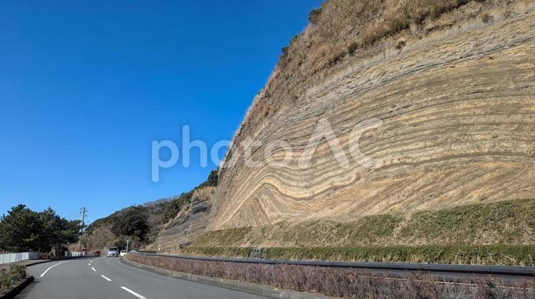 伊豆大島 伊豆大島,ドライブ,バームクーヘンの写真素材