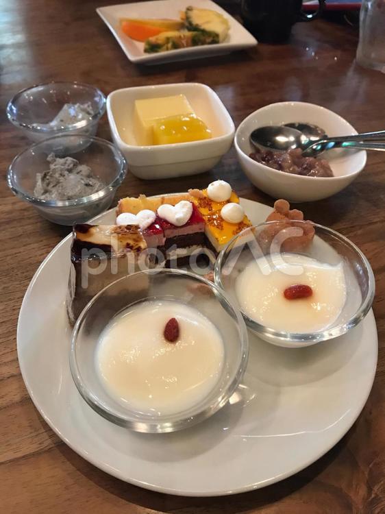 デザートバイキング　イメージ デザート,杏仁豆腐,ケーキの写真素材
