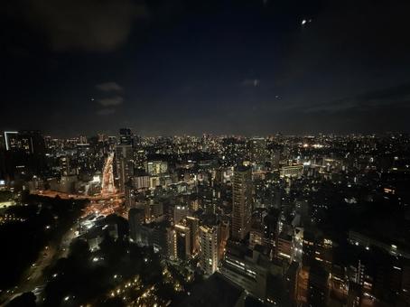 赤羽橋方面 もう1つの東京タワー 赤羽橋方面 もう1つの東京タワー 夜景,東京,タワーの写真素材