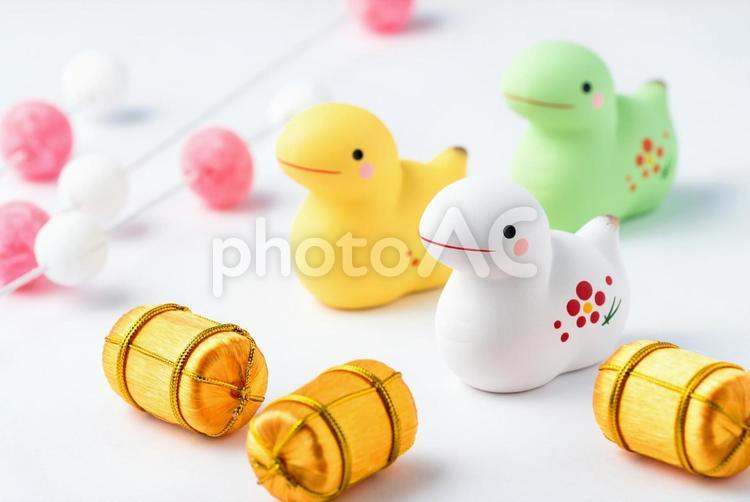 巳年（へびどし）の年賀状素材　干支 巳年,へび年,干支の写真素材