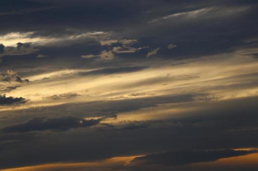 夕空 夕空の写真