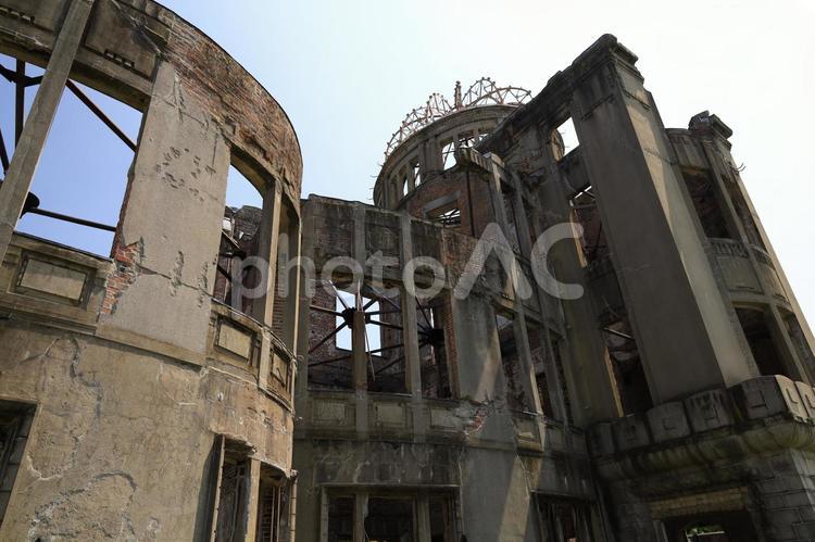 広島県の重要文化財、原爆ドーム 原爆ドーム,原爆,ドームの写真素材