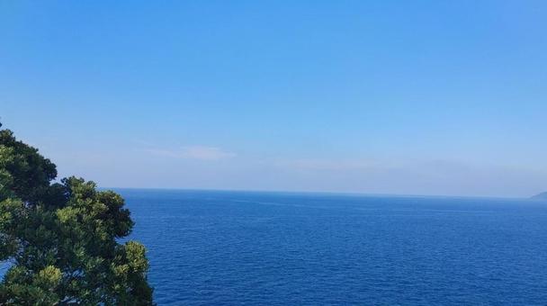 青い海と空 青い海と空 青,青空,青い空の写真素材