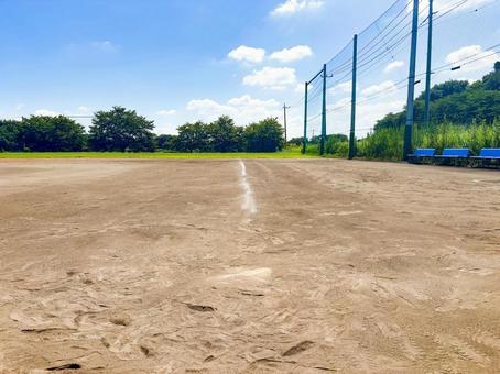 野球のグラウンド08 野球のグラウンド08 野球,グラウンド,一塁線の写真素材