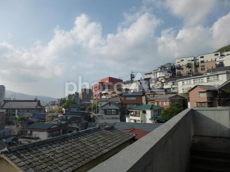 長崎の市街地 長崎,市街地,街並みの写真素材