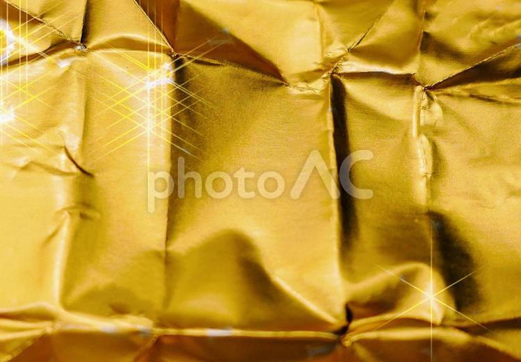 金色の紙　テクスチャ　背景　イメージ　ゴールド 黄金,金色,背景の写真素材