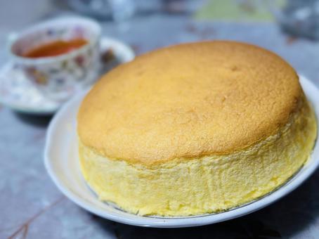 チーズケーキ チーズケーキ スフレチーズケーキ,洋菓子,手作りケーキの写真素材